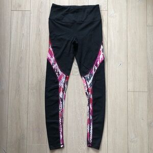 Victoria’s Secret Sport VSX Leggings in Black & Pink Women’s Size XS